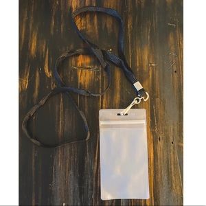 Advantus Resealable Id Badge Holder, Lanyard,